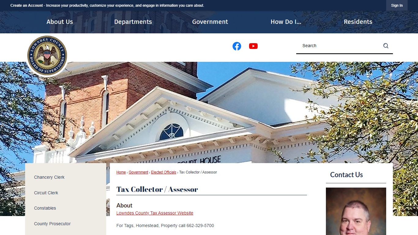 Tax Collector / Assessor | Lowndes County, MS